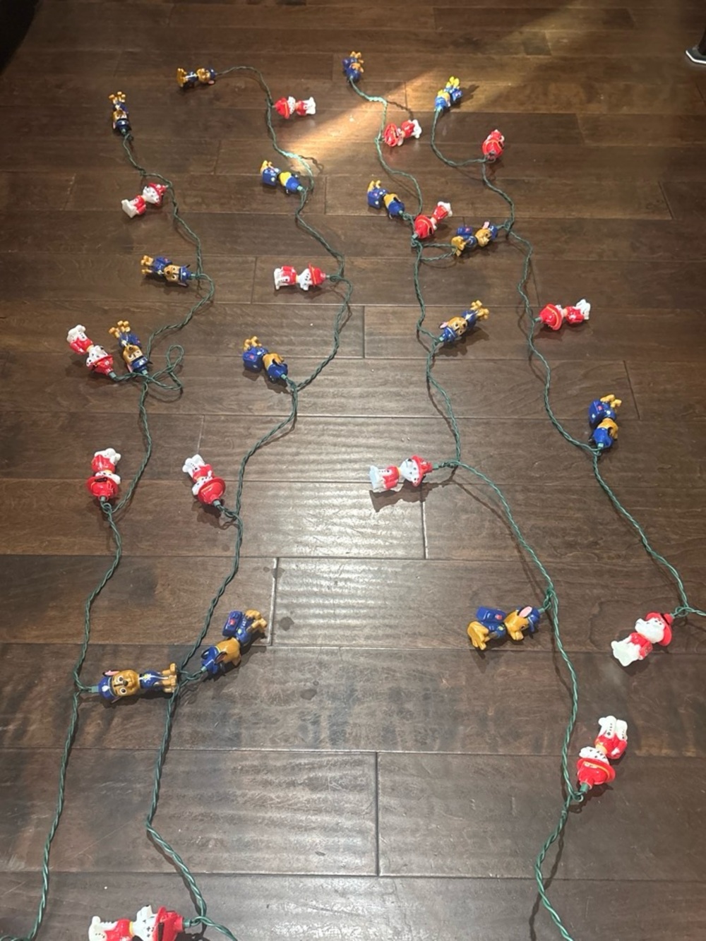 Paw Patrol Character String Lights - Red, Blue, Yellow Christmas Lights